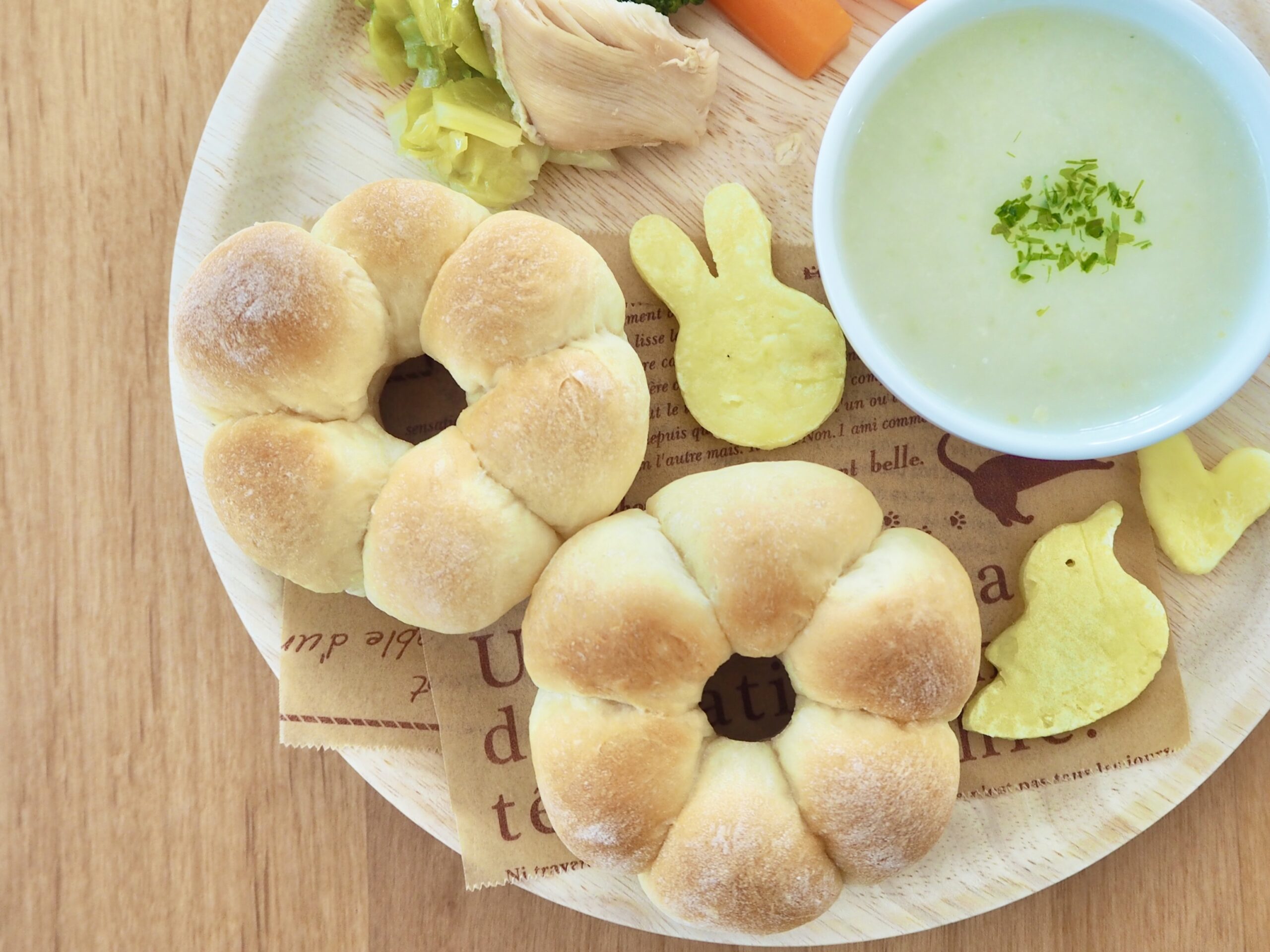 ドーナツ型でかわいい みるくちぎりパンのレシピ きっずごはん