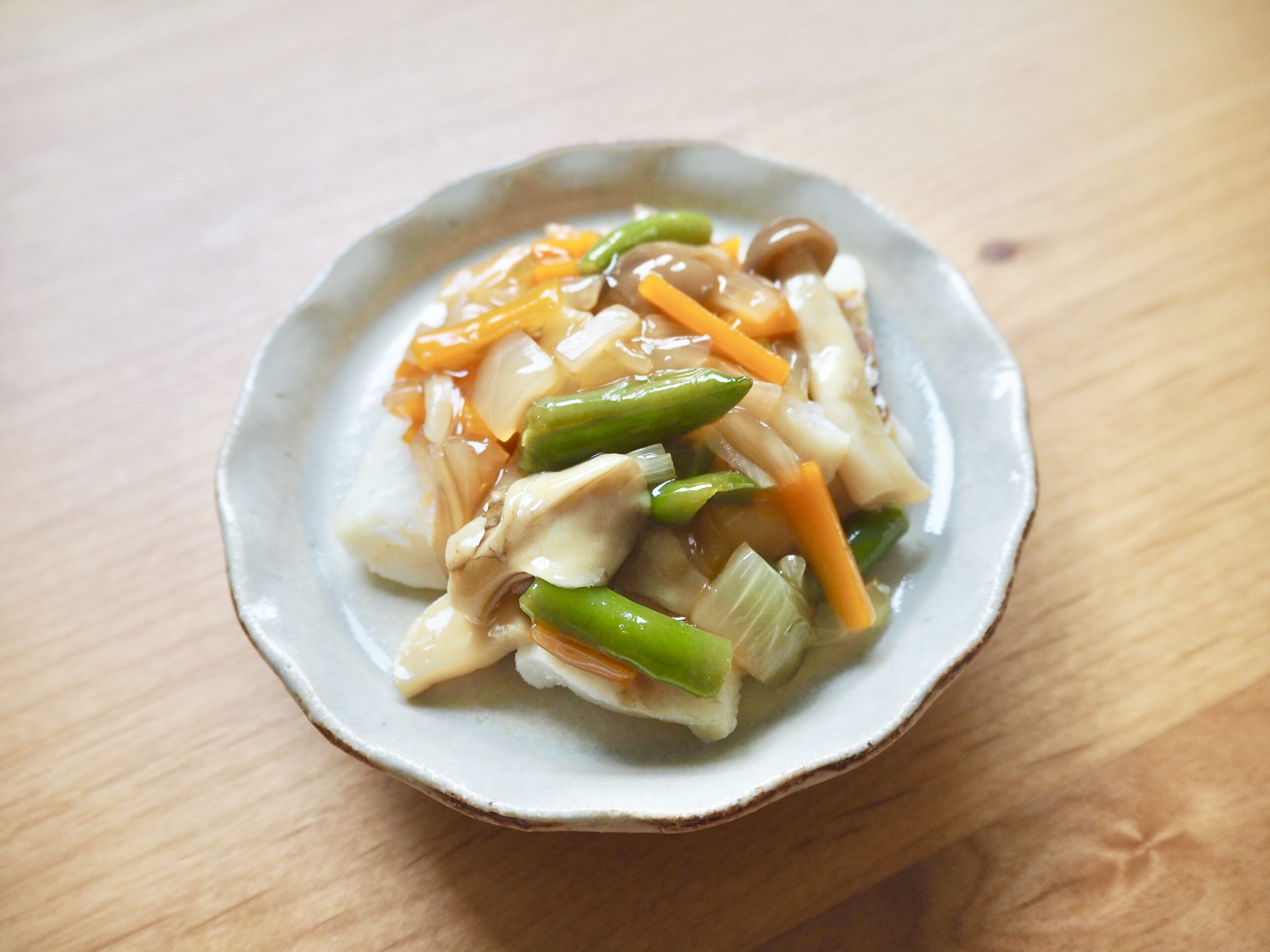 野菜たっぷり 白身魚の和風あんかけのレシピ きっずごはん