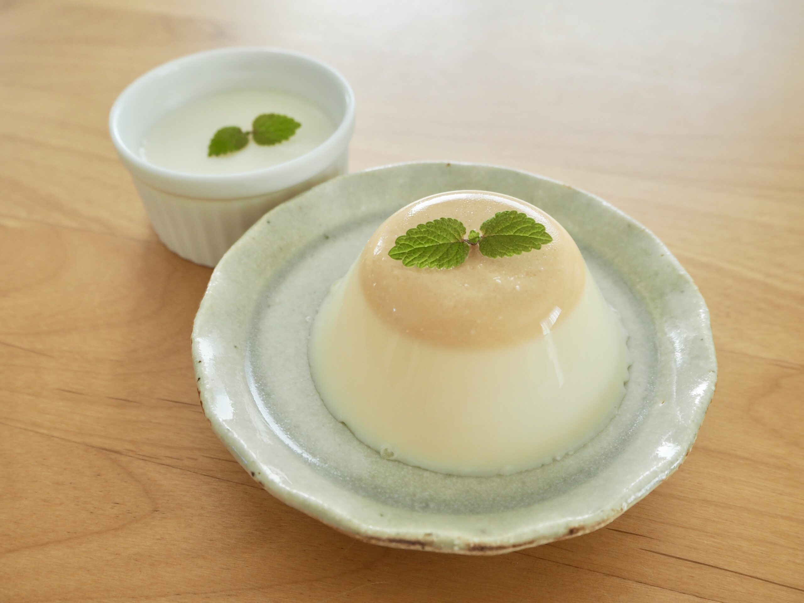 超簡単おやつ みるくきなこプリンのレシピ きっずごはん