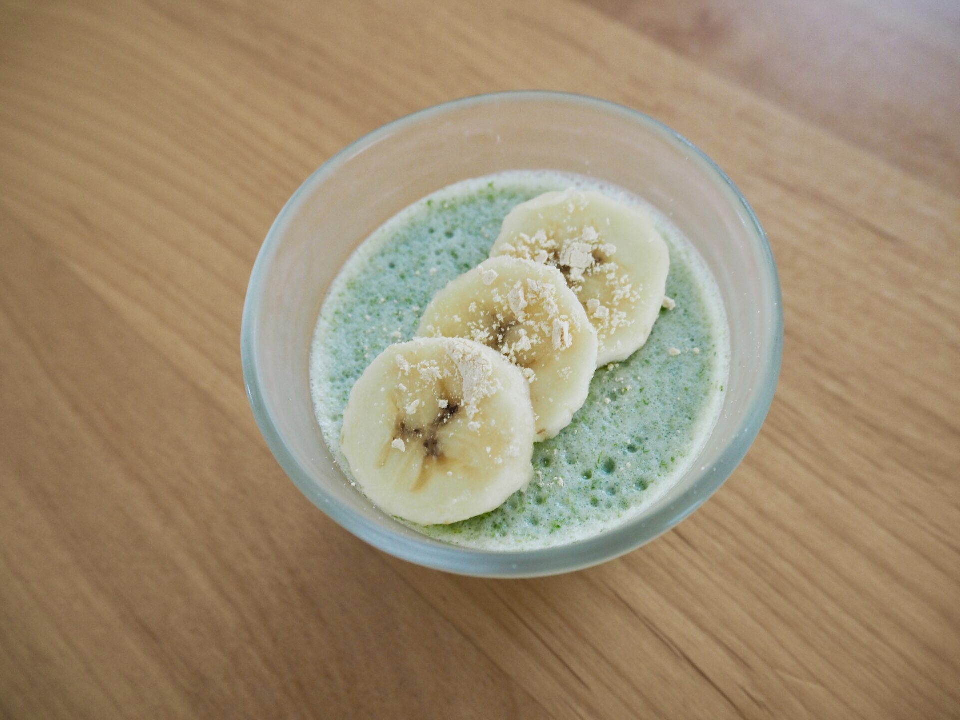 5分でできる ほうれん草とバナナのふわしゅわムースのレシピ きっずごはん